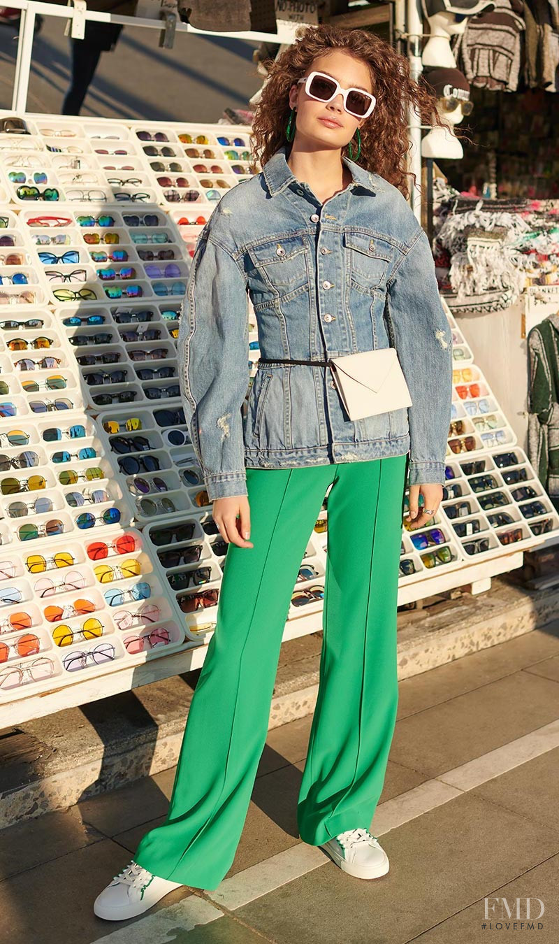 Sasha Kichigina featured in  the Shopbop Green Shades  lookbook for Spring 2018