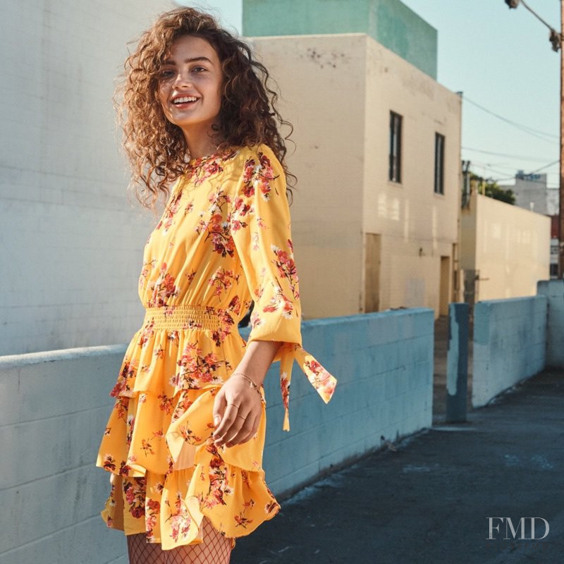 Sasha Kichigina featured in  the H&M lookbook for Spring/Summer 2018