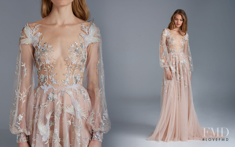 Anna Mila Guyenz featured in  the Paolo Sebastian lookbook for Spring/Summer 2016