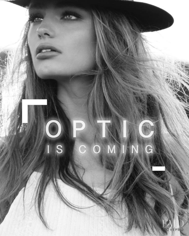 Anna Mila Guyenz featured in  the Kaliver Optic Ix Coming advertisement for Spring/Summer 2016