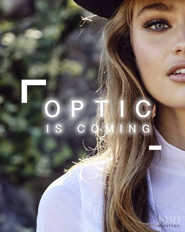 Anna Mila Guyenz featured in  the Kaliver Optic Ix Coming advertisement for Spring/Summer 2016