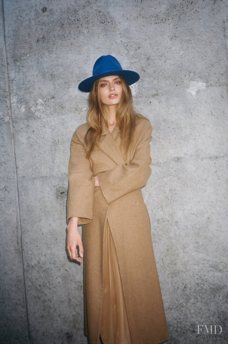 Anna Mila Guyenz featured in  the Lack of Color lookbook for Autumn/Winter 2015
