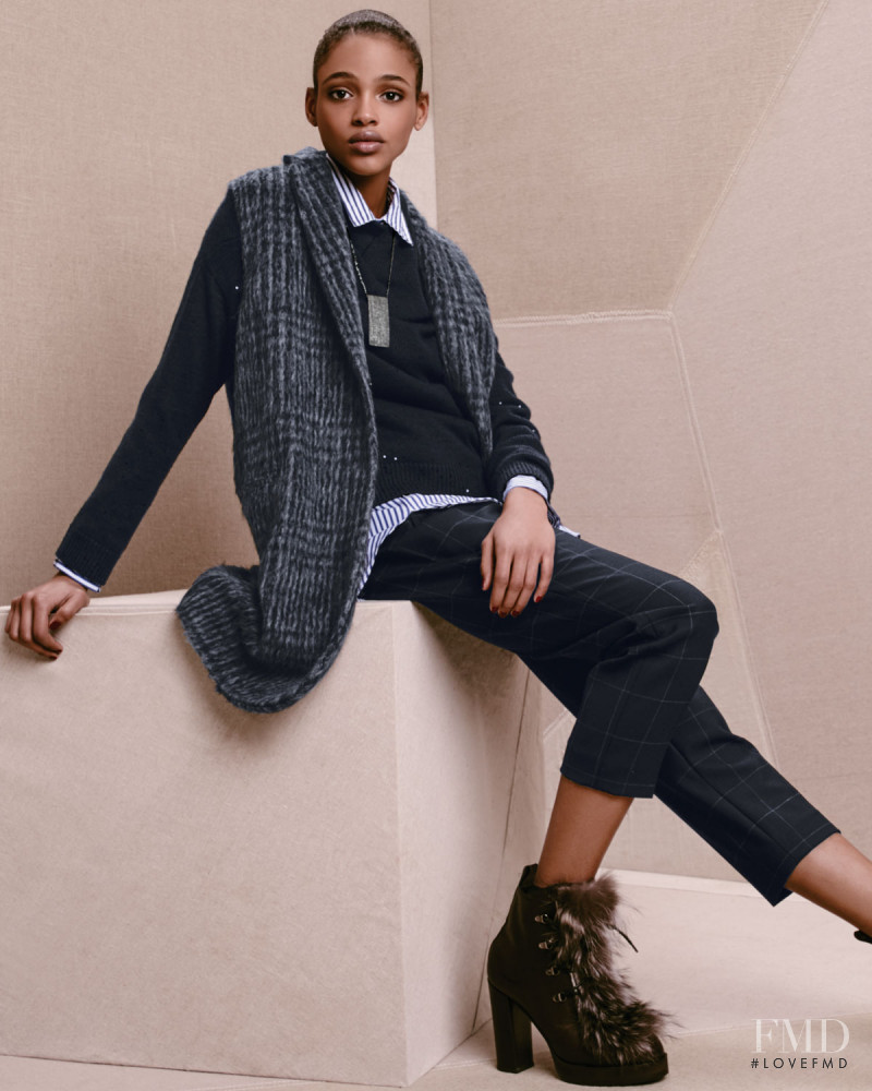 Aya Jones featured in  the Neiman Marcus lookbook for Pre-Fall 2016