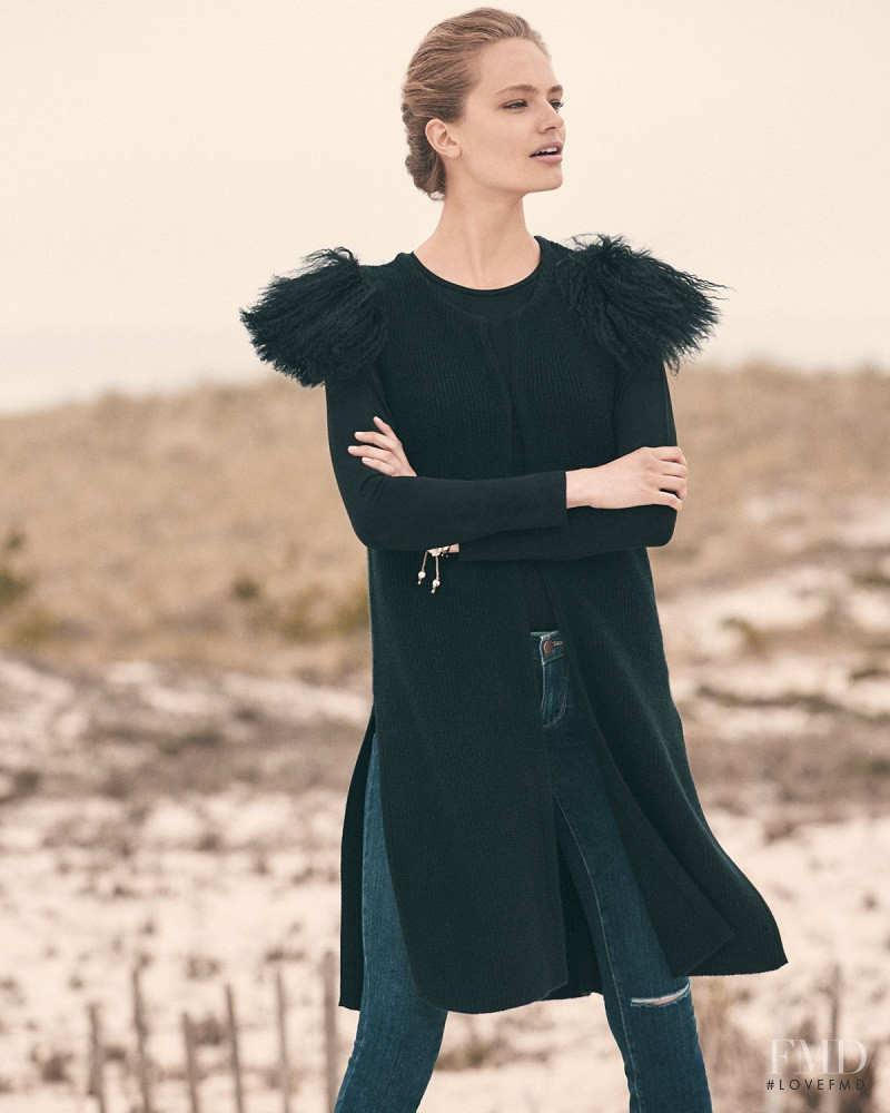 Anna Mila Guyenz featured in  the Neiman Marcus Cashmere Collection  advertisement for Autumn/Winter 2016