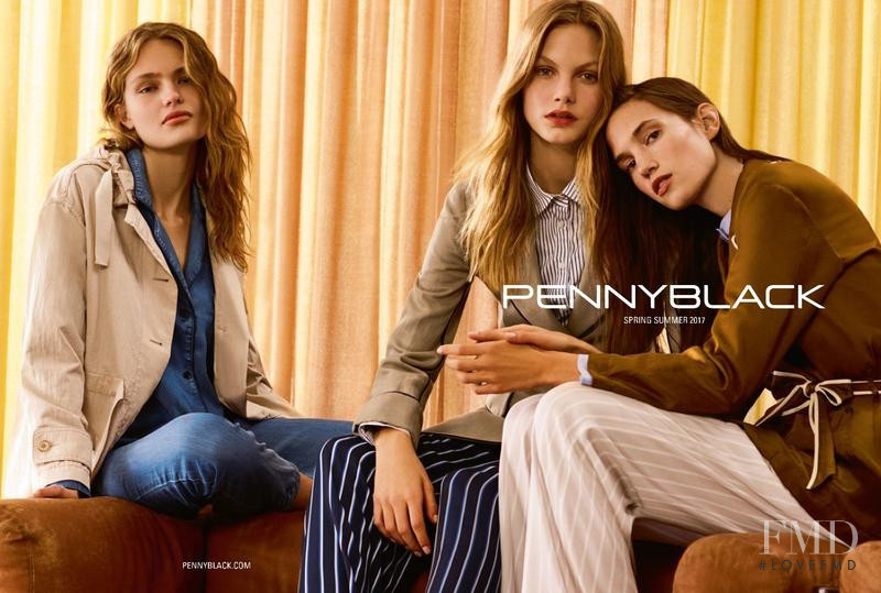 Anna Mila Guyenz featured in  the Pennyblack advertisement for Spring/Summer 2017