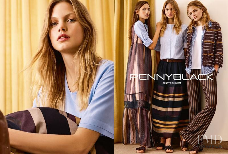 Anna Mila Guyenz featured in  the Pennyblack advertisement for Spring/Summer 2017