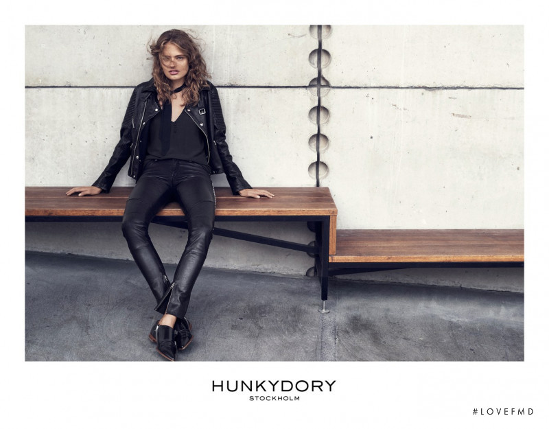 Anna Mila Guyenz featured in  the Hunkydory advertisement for Autumn/Winter 2016
