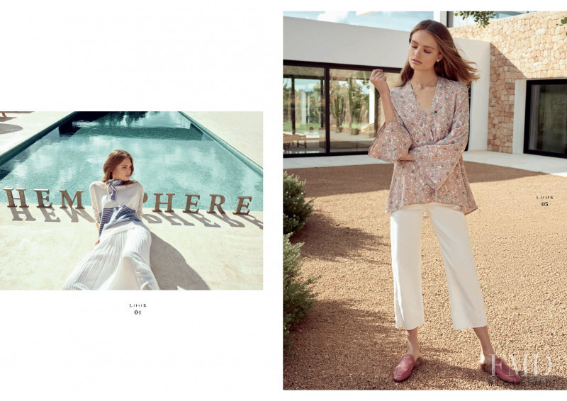 Anna Mila Guyenz featured in  the Hemisphere catalogue for Spring/Summer 2018