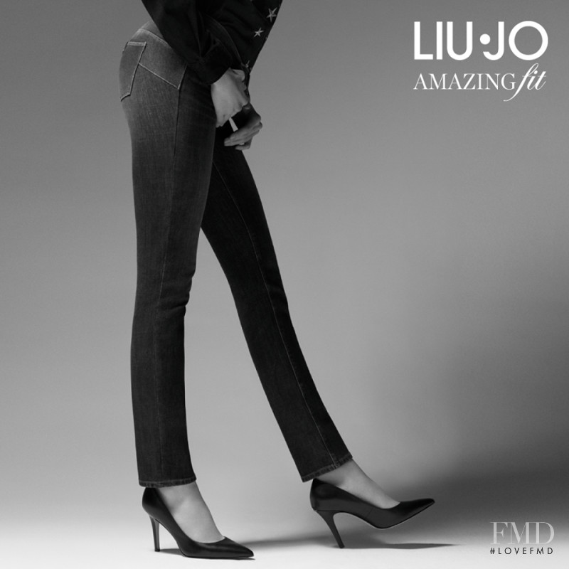 Joan Smalls featured in  the Liu Jo advertisement for Autumn/Winter 2017