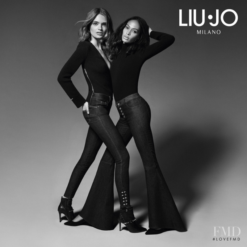 Anna Mila Guyenz featured in  the Liu Jo advertisement for Autumn/Winter 2017