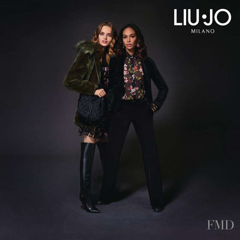 Anna Mila Guyenz featured in  the Liu Jo advertisement for Autumn/Winter 2017