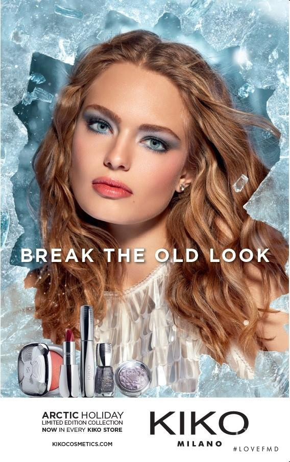 Anna Mila Guyenz featured in  the KIKO Milano Cosmetics advertisement for Autumn/Winter 2017