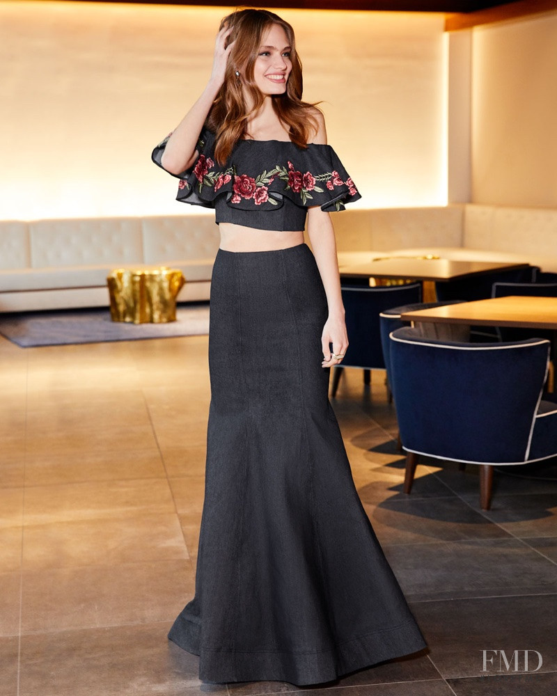 Anna Mila Guyenz featured in  the Neiman Marcus lookbook for Spring/Summer 2018