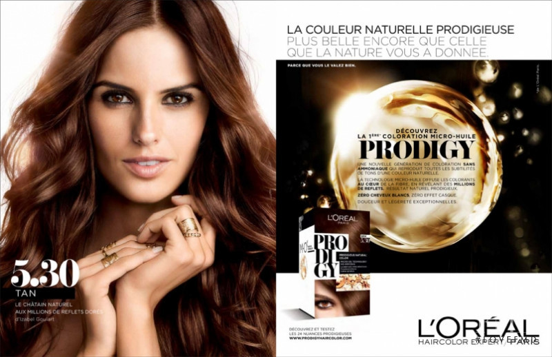 Izabel Goulart featured in  the L\'Oreal Paris Prodigy advertisement for Spring/Summer 2015