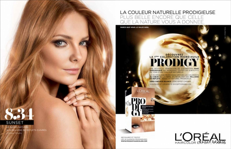 Eniko Mihalik featured in  the L\'Oreal Paris Prodigy advertisement for Spring/Summer 2015
