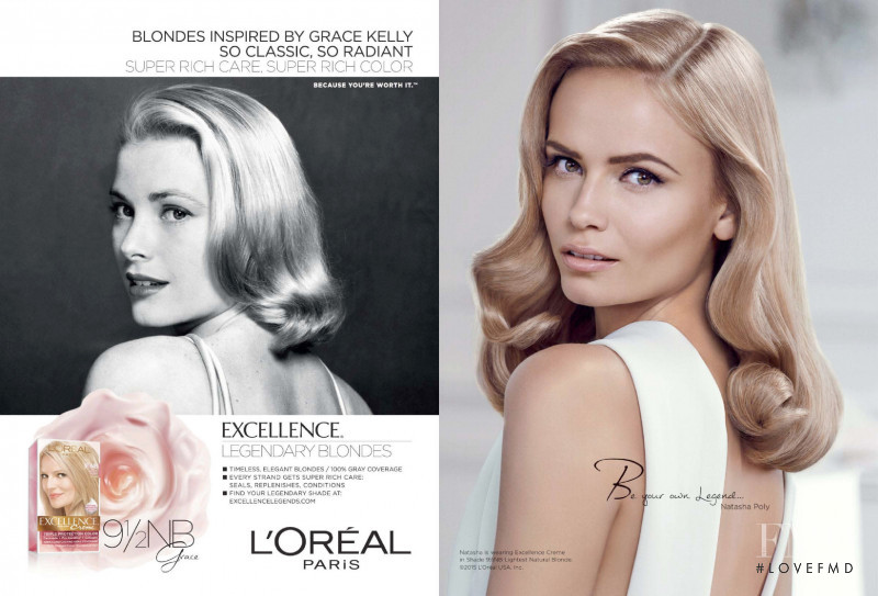 Natasha Poly featured in  the L\'Oreal Paris Prodigy advertisement for Spring/Summer 2015