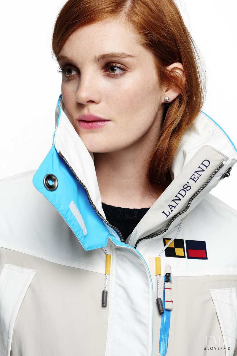 Alexina Graham featured in  the Lands\'End catalogue for Spring/Summer 2016