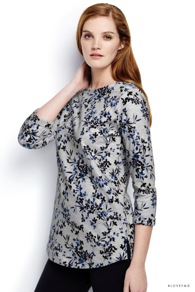 Alexina Graham featured in  the Lands\'End catalogue for Spring/Summer 2016