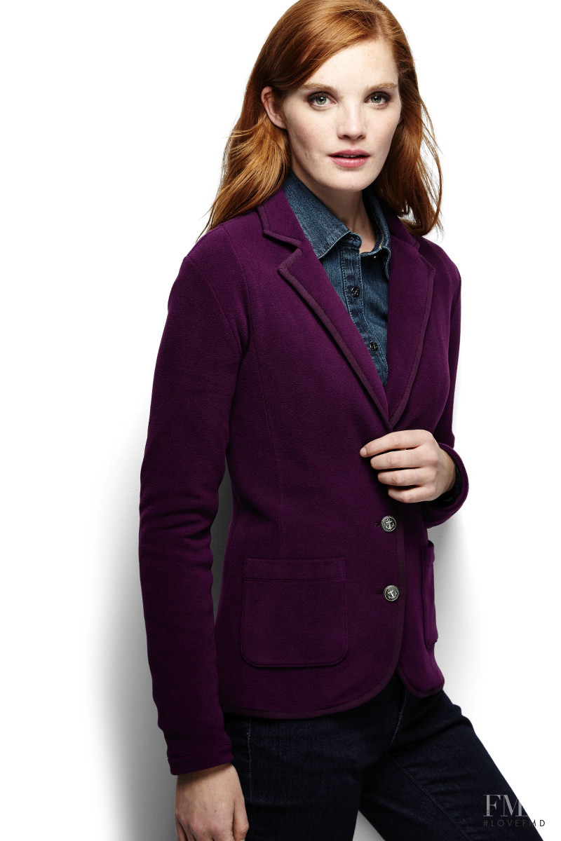 Alexina Graham featured in  the Lands\'End catalogue for Spring/Summer 2016