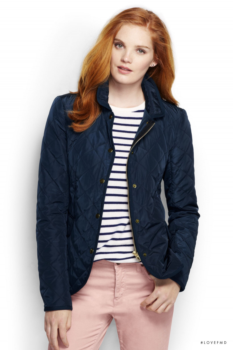 Alexina Graham featured in  the Lands\'End catalogue for Spring/Summer 2016