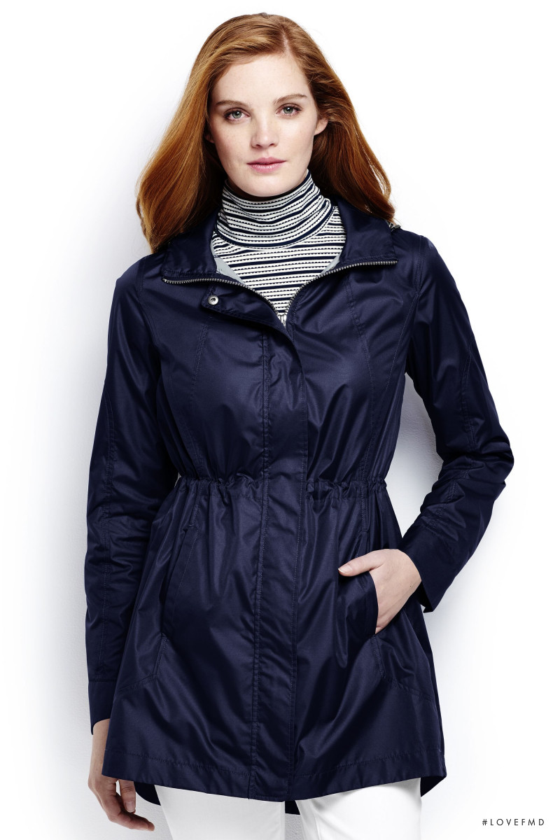 Alexina Graham featured in  the Lands\'End catalogue for Spring/Summer 2016