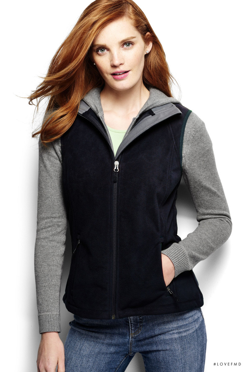 Alexina Graham featured in  the Lands\'End catalogue for Spring/Summer 2016