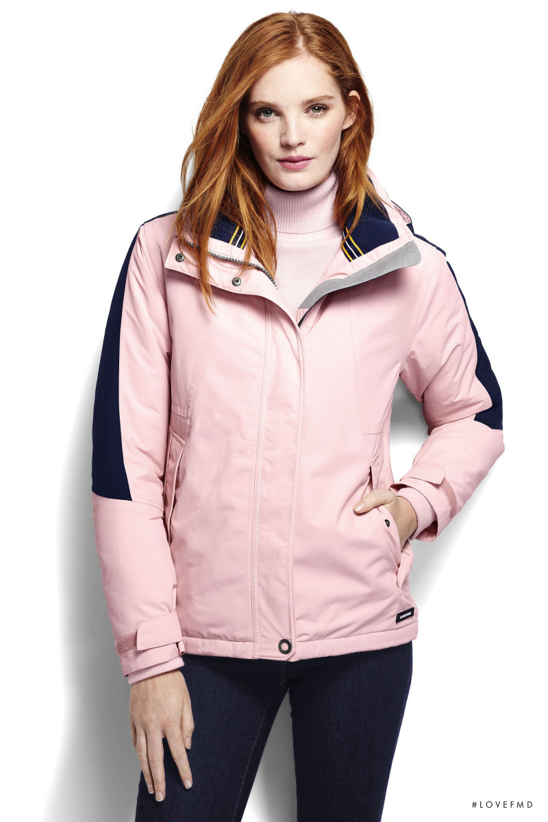 Alexina Graham featured in  the Lands\'End catalogue for Spring/Summer 2016