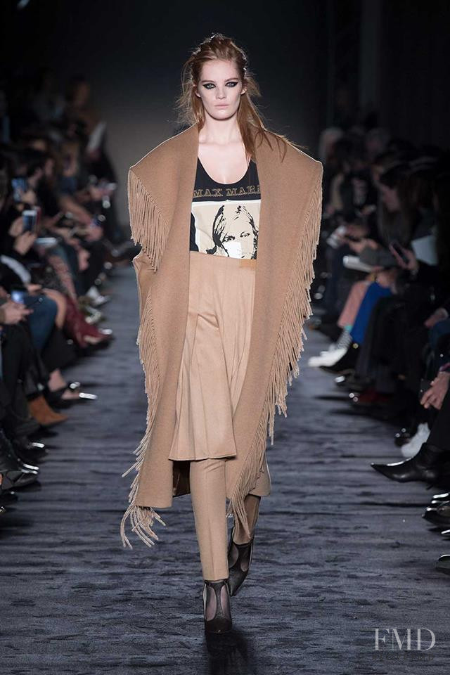 Alexina Graham featured in  the Max Mara fashion show for Autumn/Winter 2018