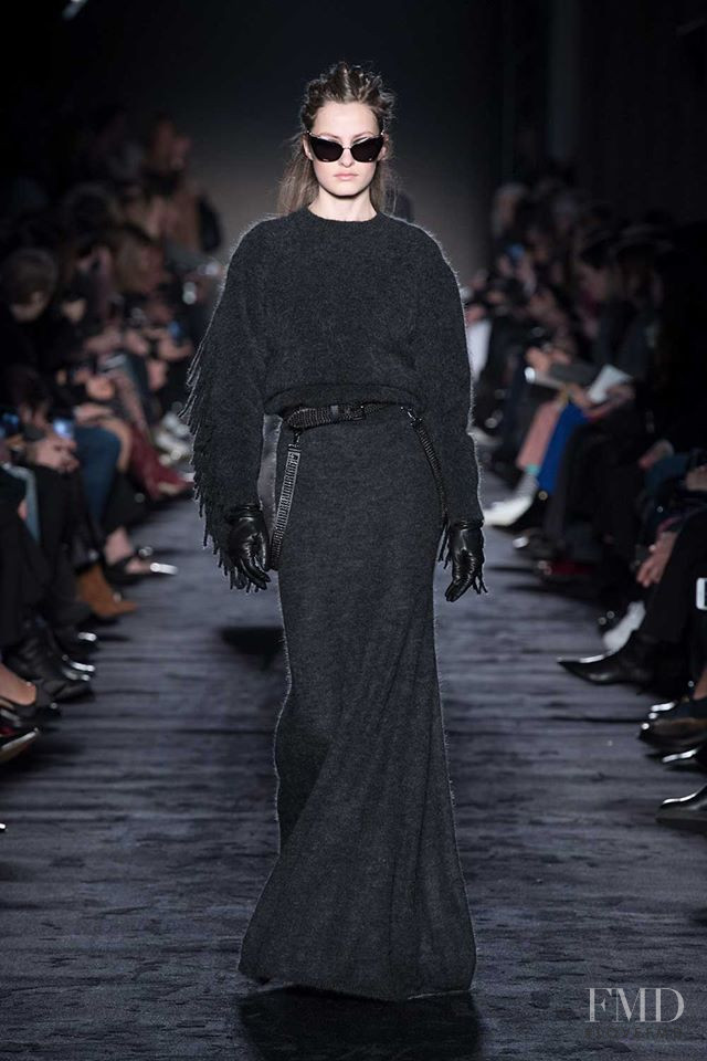 Felice Noordhoff featured in  the Max Mara fashion show for Autumn/Winter 2018
