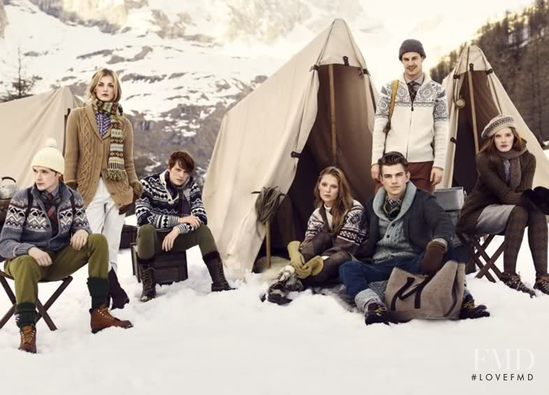Alexina Graham featured in  the Henry Cotton\'s advertisement for Autumn/Winter 2011