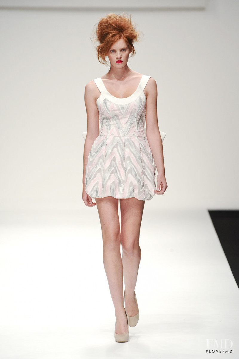 Alexina Graham featured in  the Paul Costelloe fashion show for Spring/Summer 2011