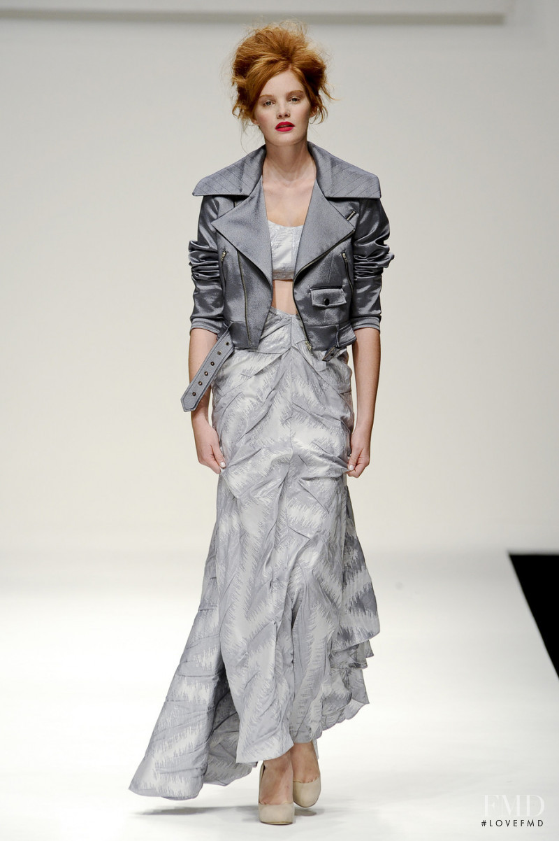 Alexina Graham featured in  the Paul Costelloe fashion show for Spring/Summer 2011