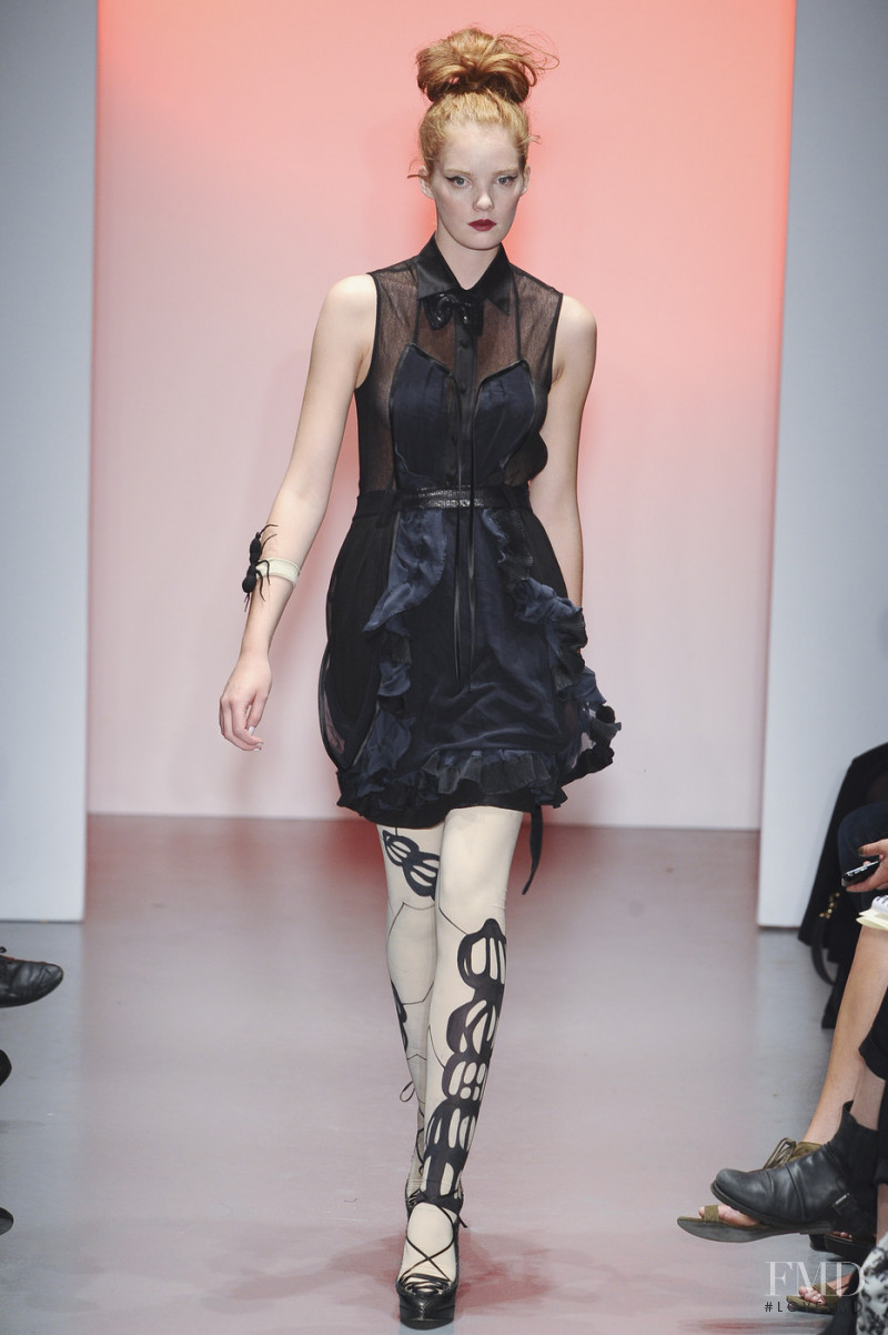Alexina Graham featured in  the Bora Aksu fashion show for Spring/Summer 2011