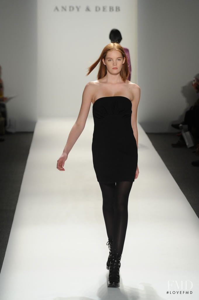 Alexina Graham featured in  the Andy & Debb fashion show for Autumn/Winter 2010