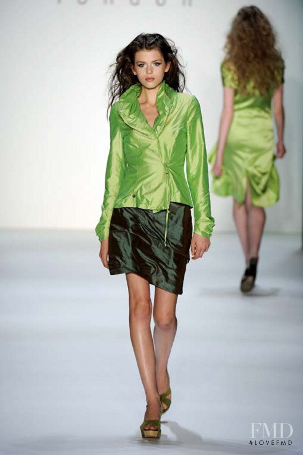 Georgia Fowler featured in  the Anja Gockel fashion show for Spring/Summer 2010