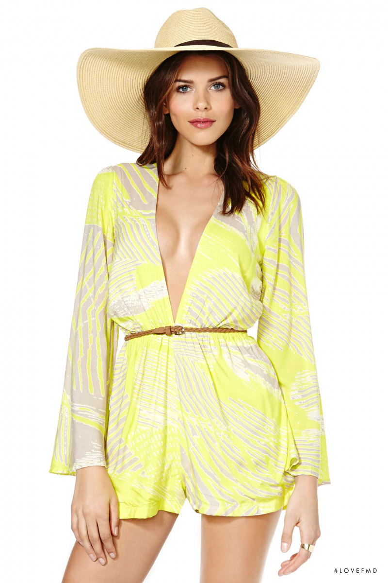 Georgia Fowler featured in  the Nasty Gal catalogue for Spring/Summer 2014