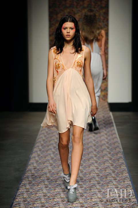 Georgia Fowler featured in  the Alice McCall fashion show for Spring/Summer 2010