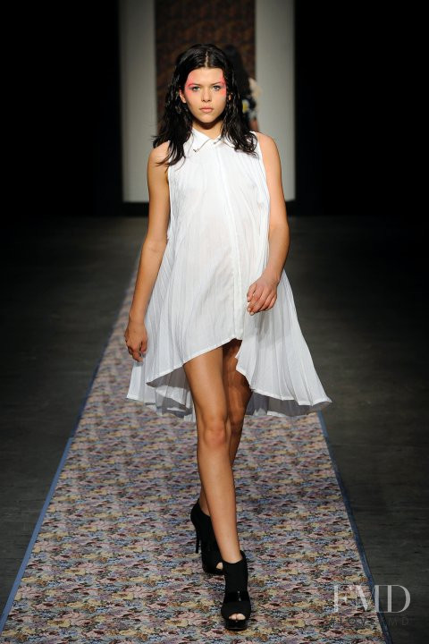 Georgia Fowler featured in  the Alice McCall fashion show for Spring/Summer 2010