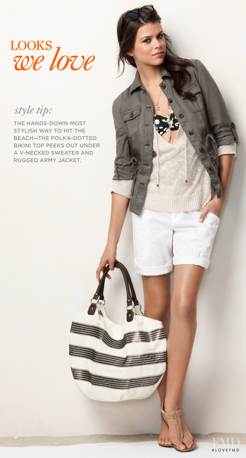 Georgia Fowler featured in  the Ann Taylor LOFT Outlet lookbook for Spring 2011
