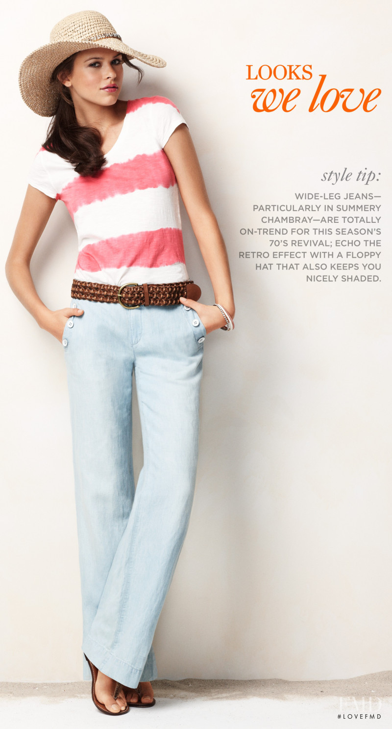 Georgia Fowler featured in  the Ann Taylor LOFT Outlet lookbook for Spring 2011