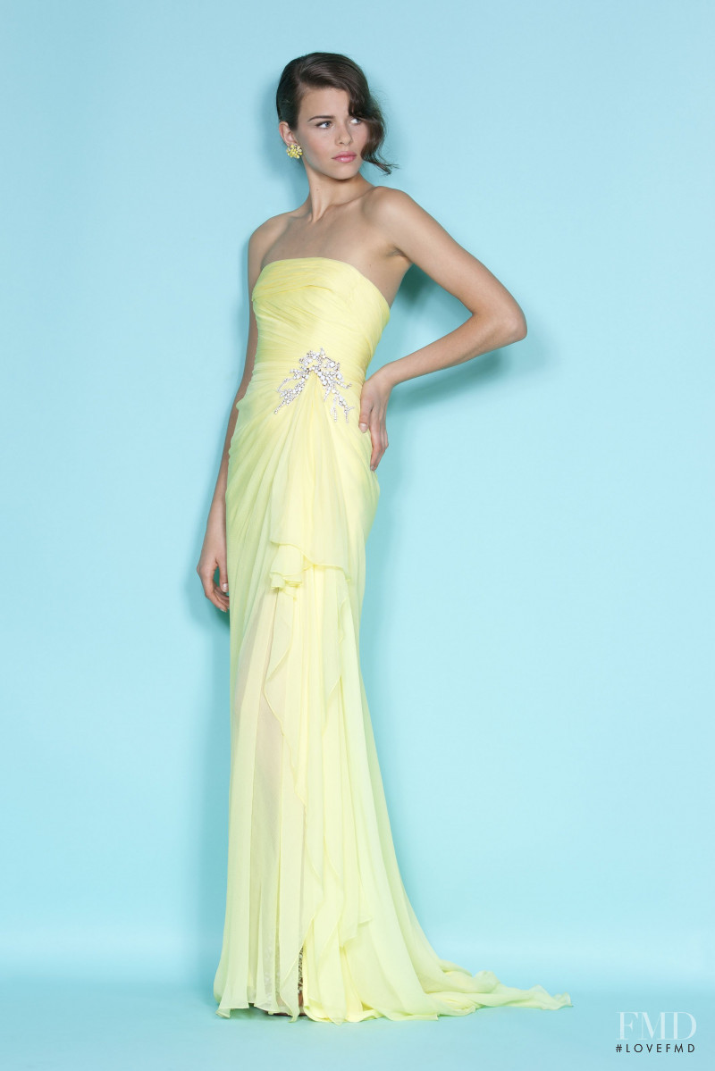 Georgia Fowler featured in  the Marchesa lookbook for Resort 2012