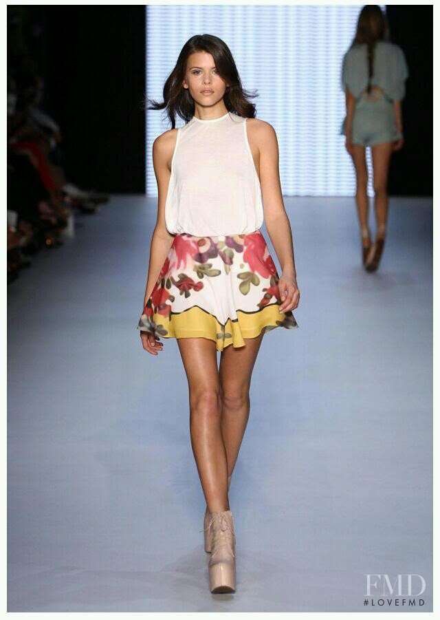 Georgia Fowler featured in  the Alice McCall fashion show for Spring/Summer 2011
