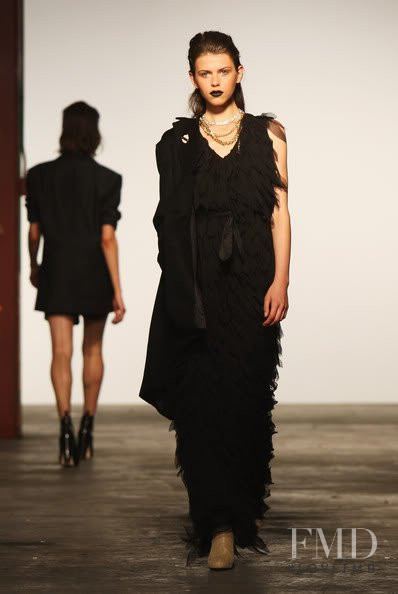 Georgia Fowler featured in  the Kate Sylvester fashion show for Autumn/Winter 2010