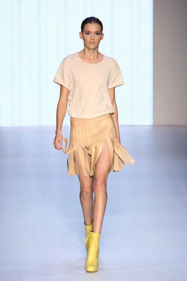 Victoria Lee featured in  the Flannel fashion show for Spring/Summer 2011