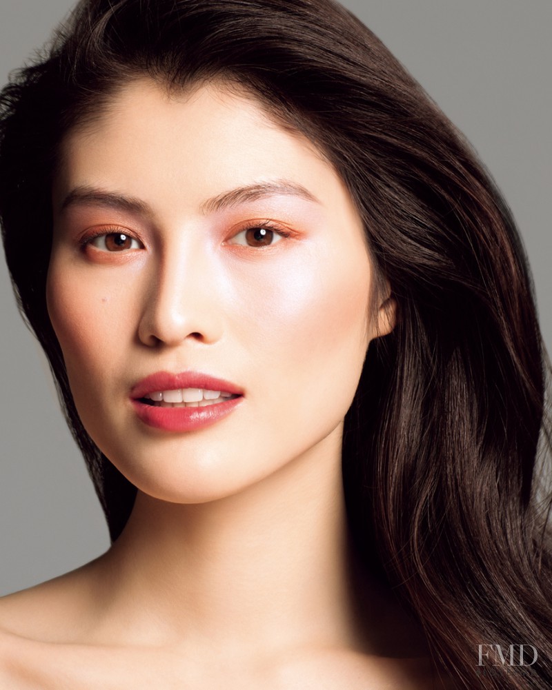 Sui He featured in  the Shiseido Make-Up Collection advertisement for Spring/Summer 2013