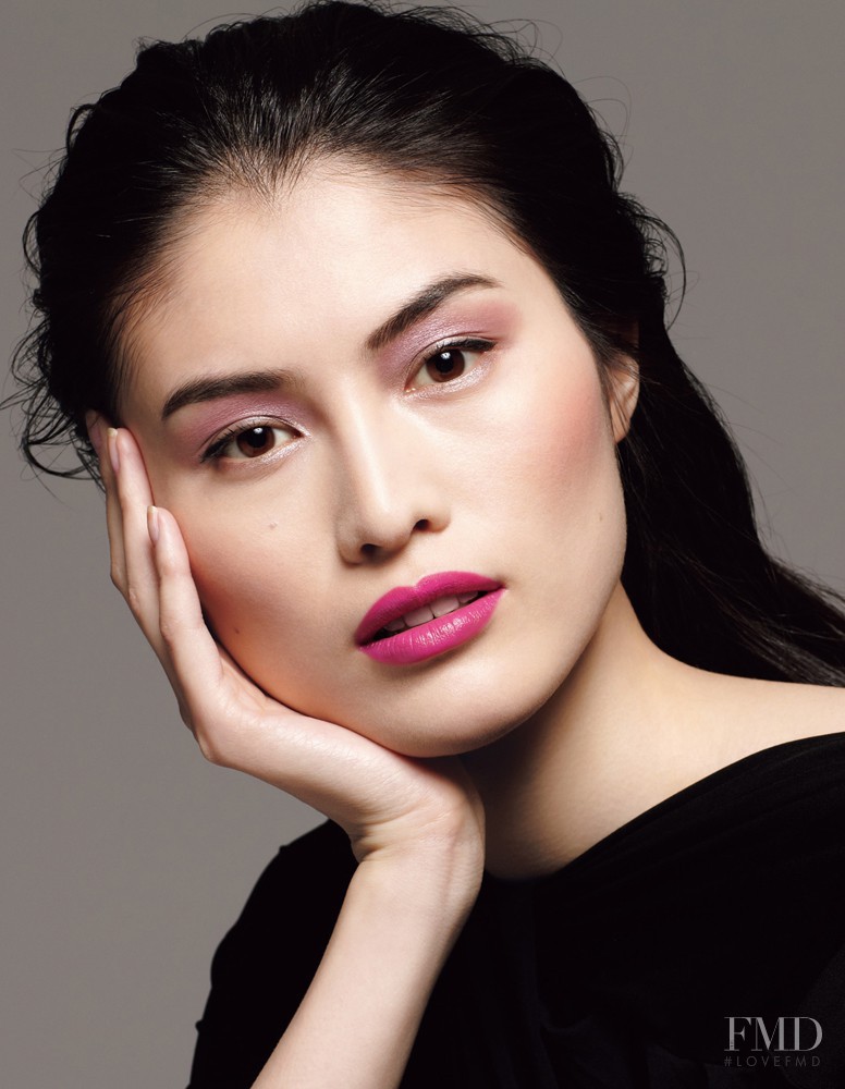 Sui He featured in  the Shiseido Make-Up Collection advertisement for Spring/Summer 2013