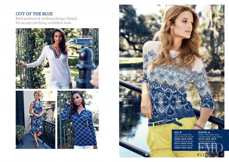 Kate Bock featured in  the Lands\'End lookbook for Spring/Summer 2015