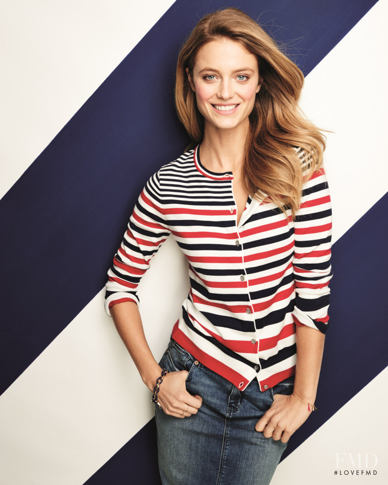 Kate Bock featured in  the Lands\'End lookbook for Spring/Summer 2015