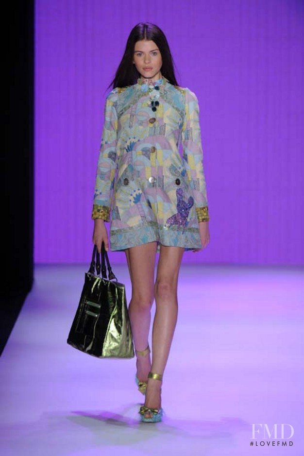 Georgia Fowler featured in  the Custo Barcelona fashion show for Autumn/Winter 2010