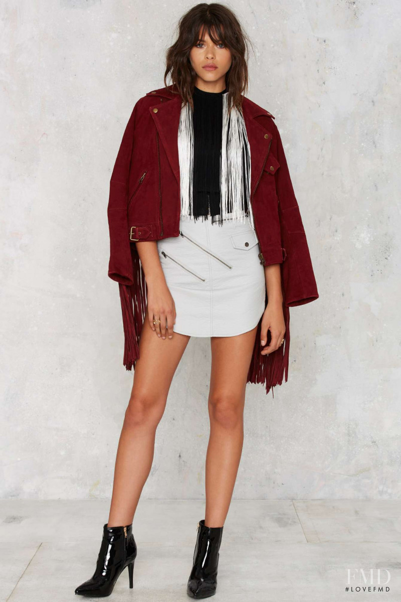 Georgia Fowler featured in  the Nasty Gal catalogue for Spring 2016